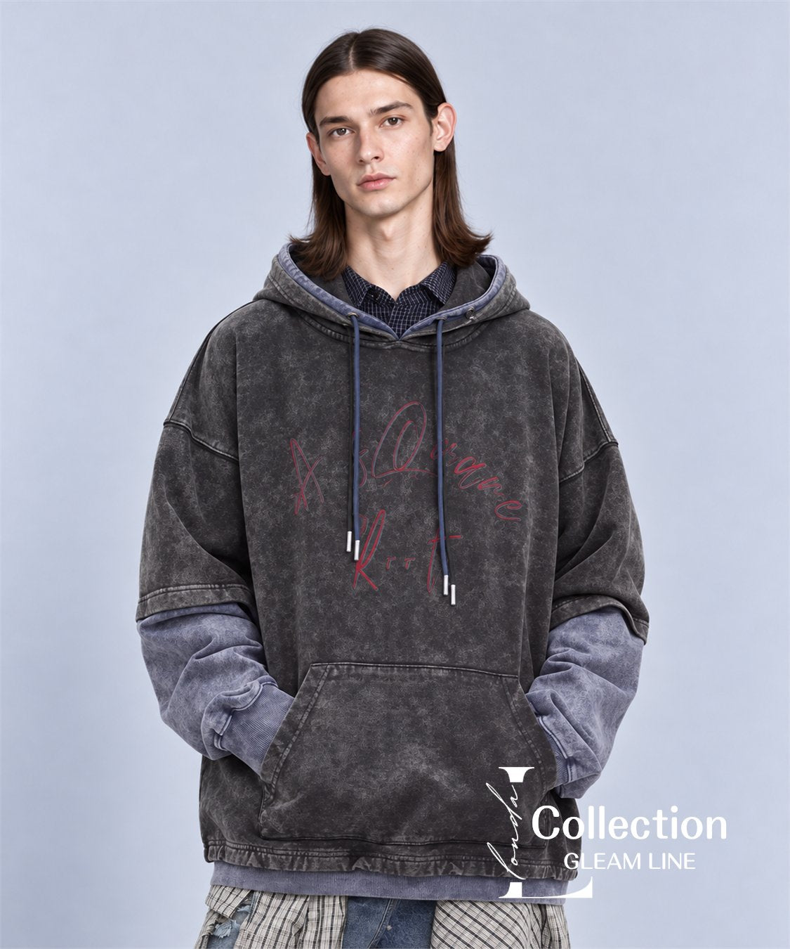 Cindrel Panel Hoodie Dark Gray 14