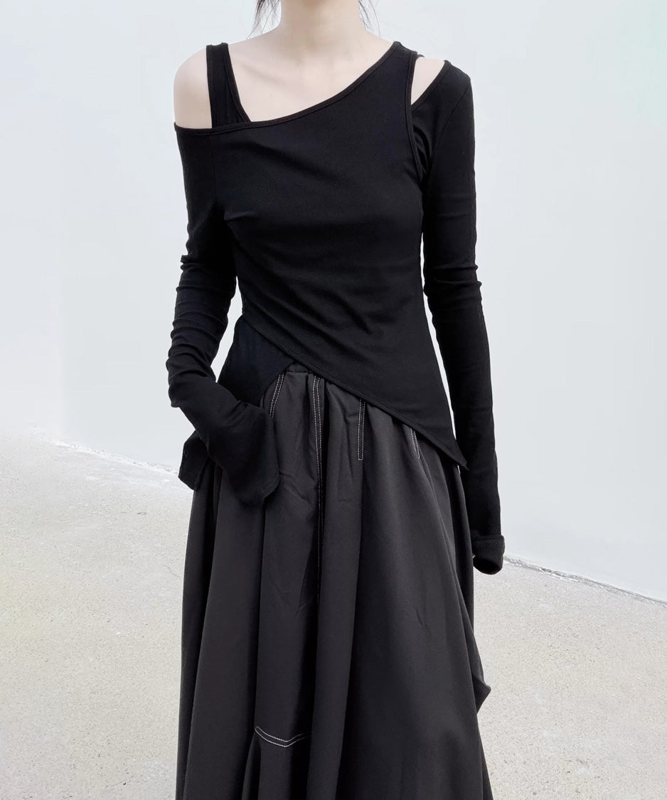Layered Strap Long Top