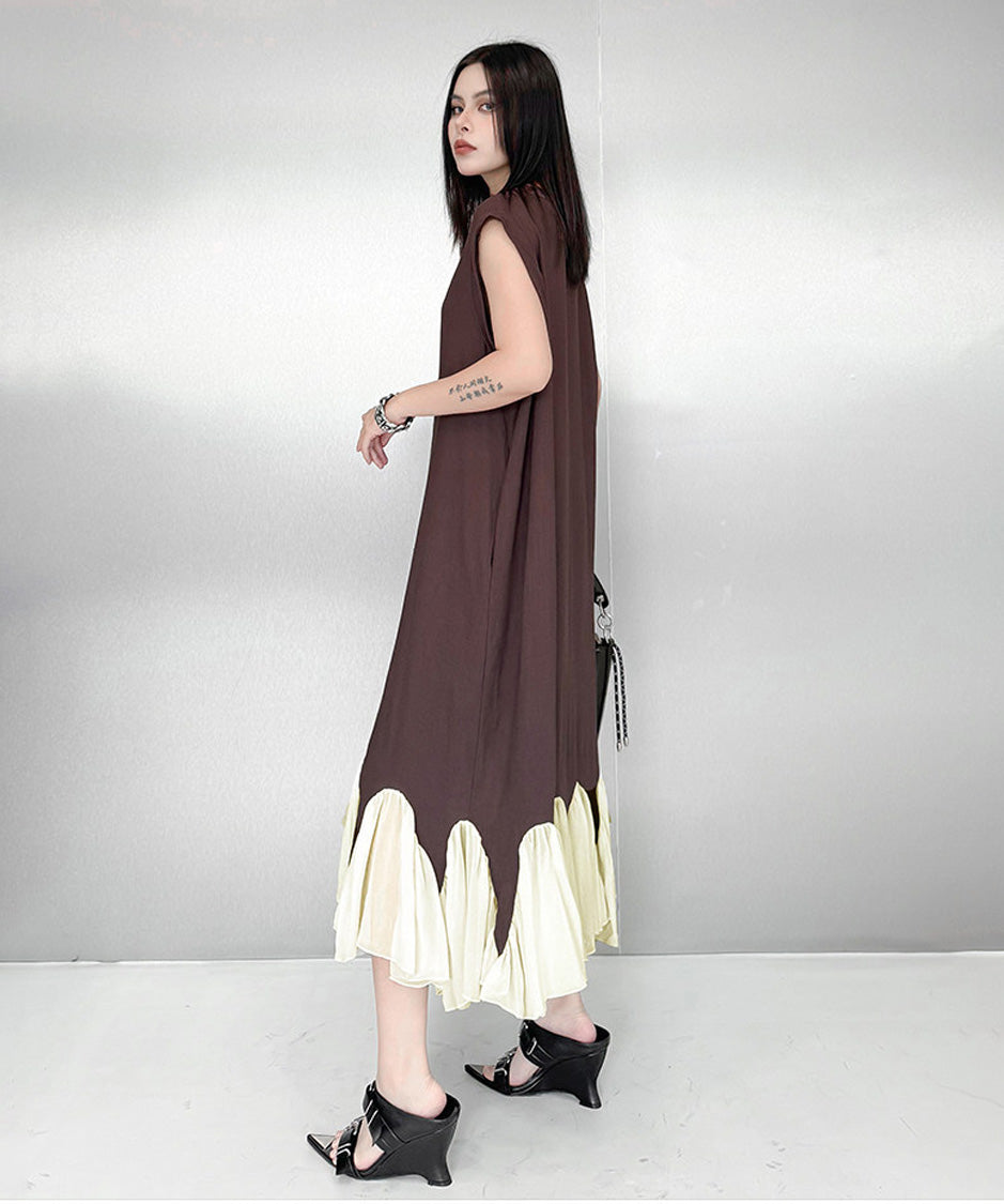 Petal Rhythm Long Dress