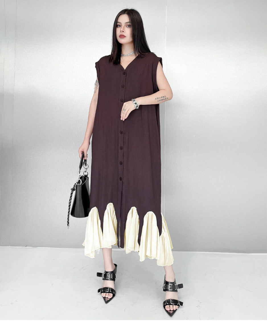 Petal Rhythm Long Dress