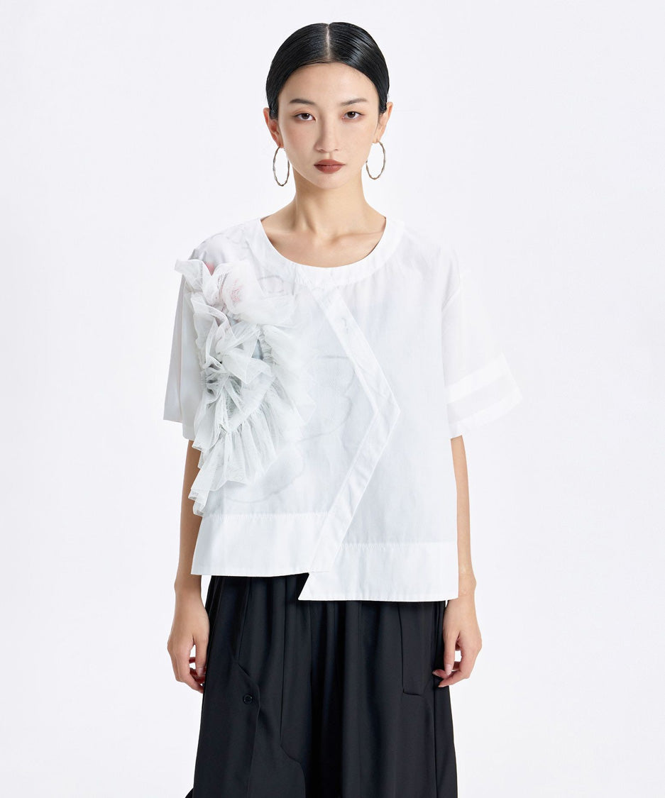 Ruffle Bloom Top