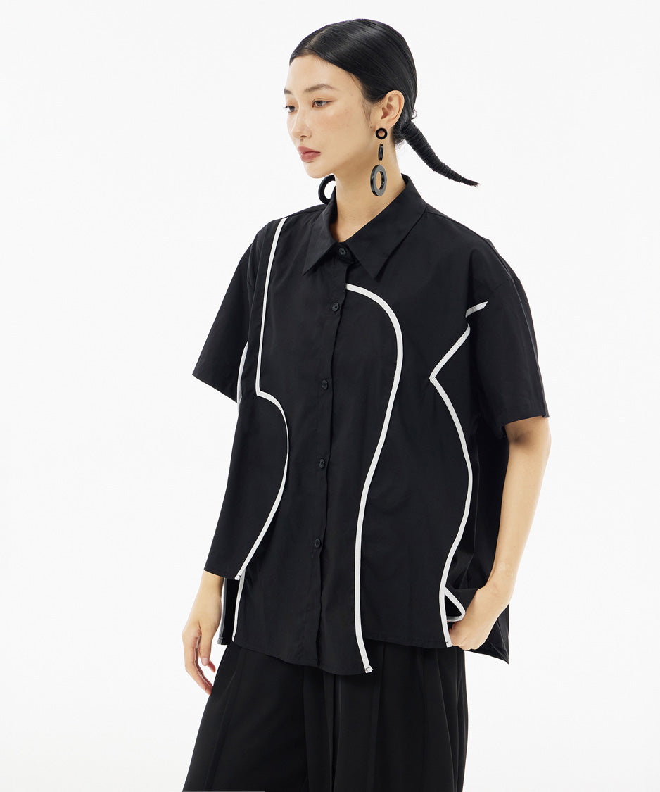 Orbit Panel Blouse