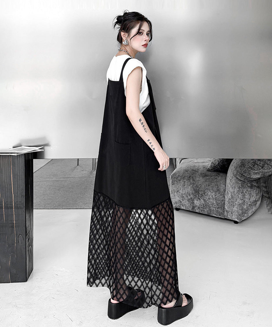 Layer Veil Jumper Dress