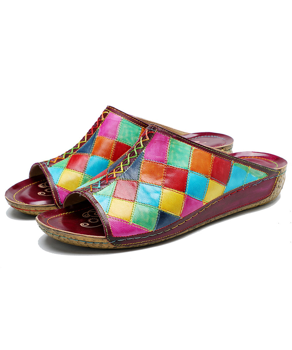 Color Block Sandals