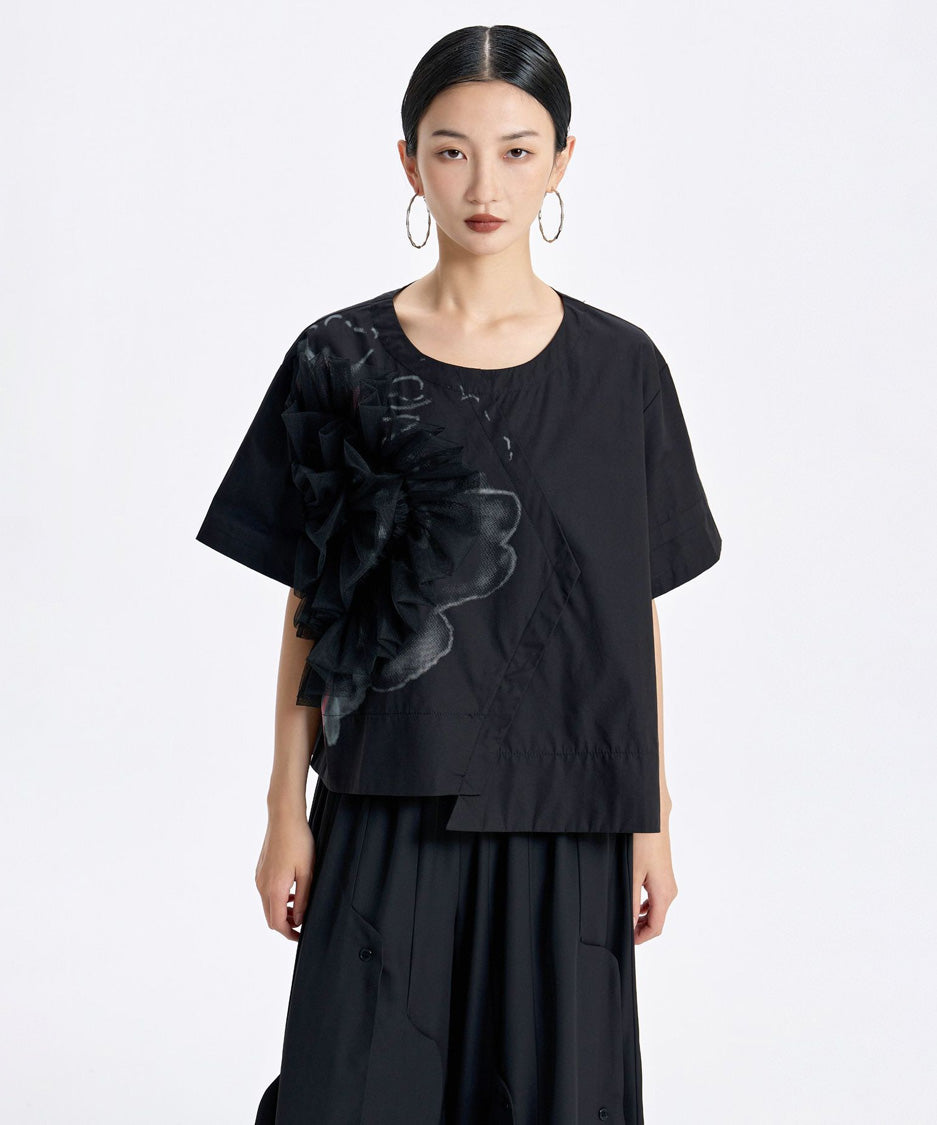 Ruffle Bloom Top