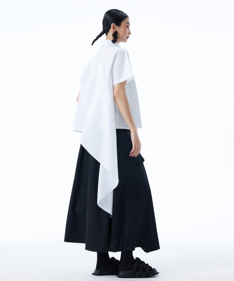 Cascade Panel Blouse