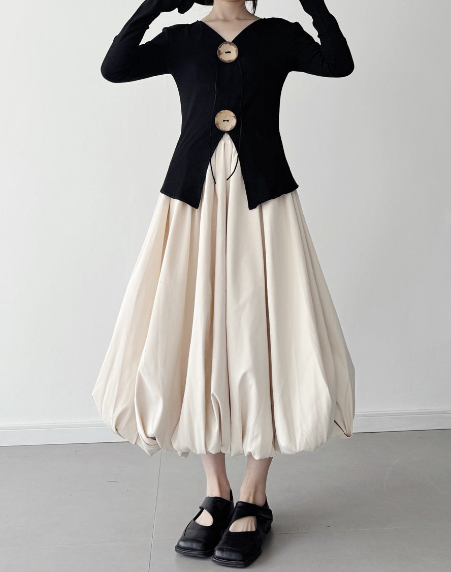 Balloon Structure Skirt