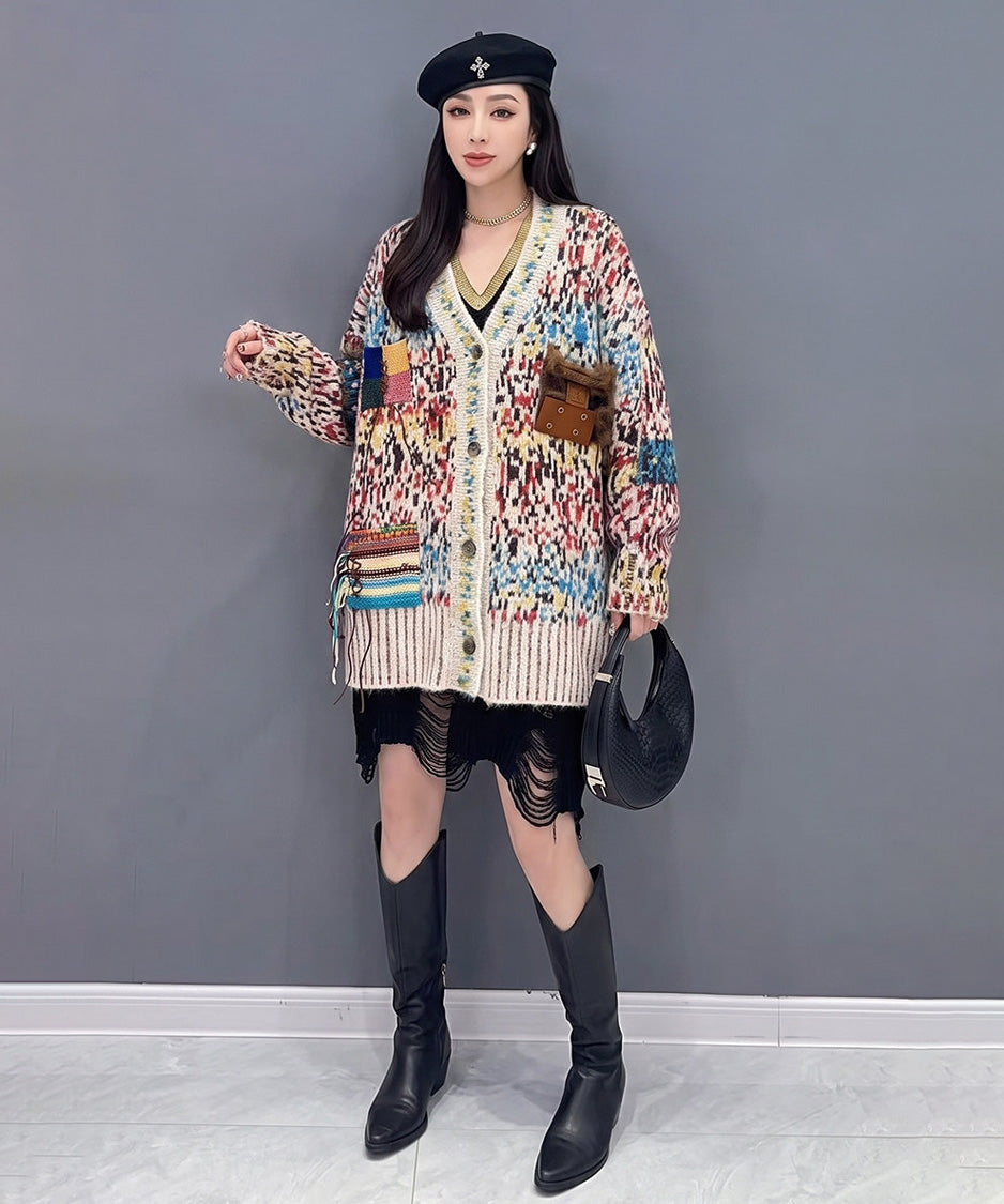 Mosaic Pocket Cardigan