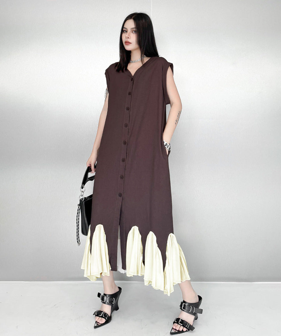 Petal Rhythm Long Dress
