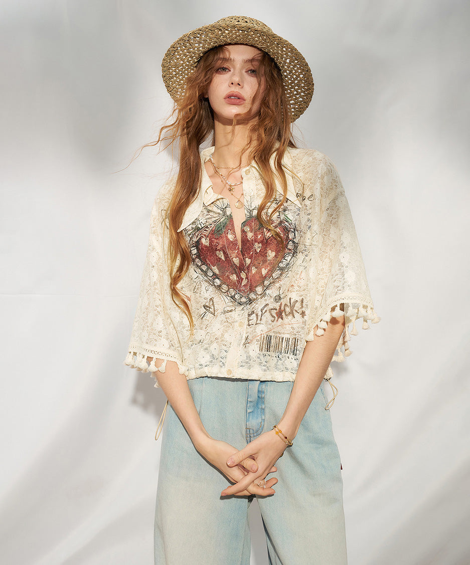 Heart Sketch Blouse