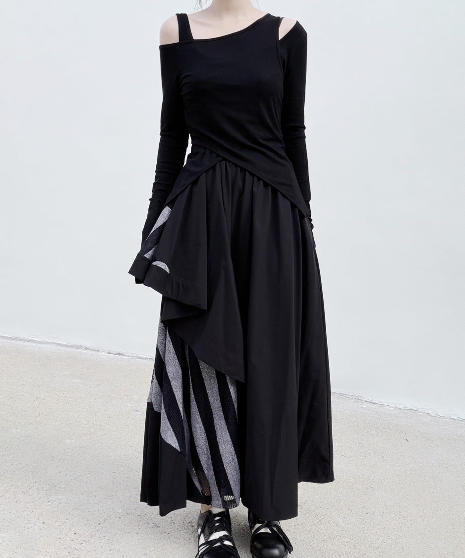 Glyph Cascade Skirt