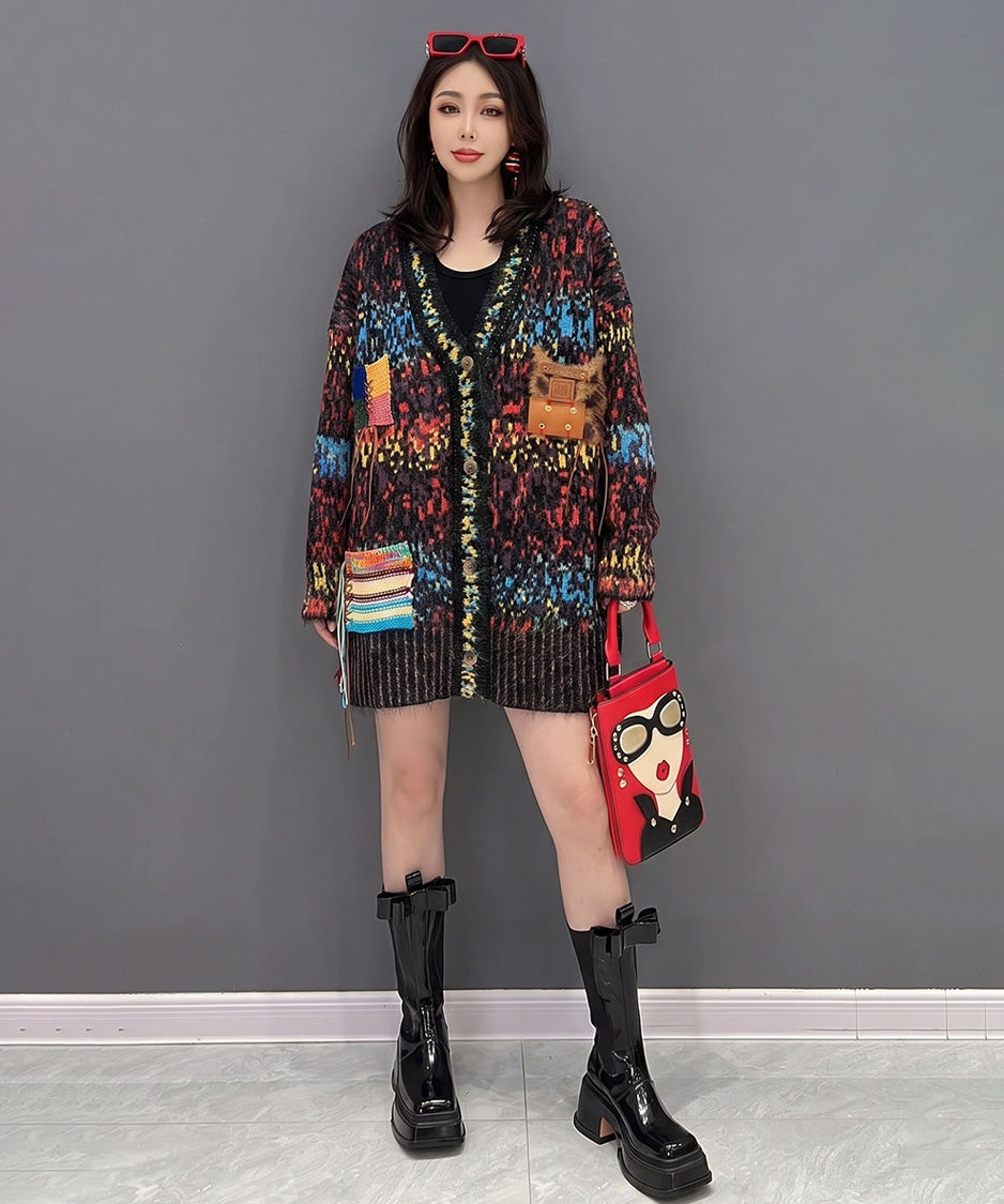 Mosaic Pocket Cardigan