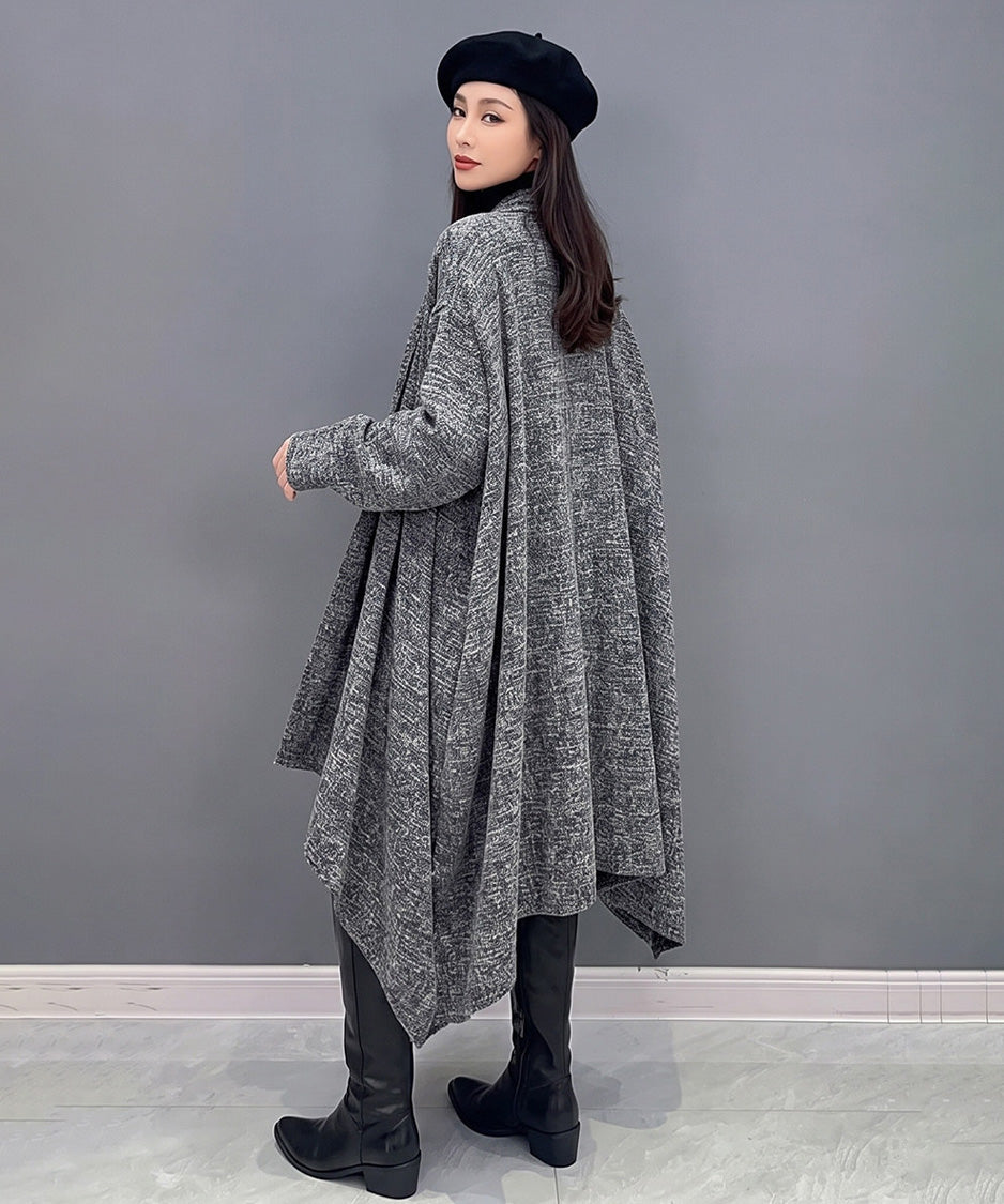 Marl Drape Cardigan
