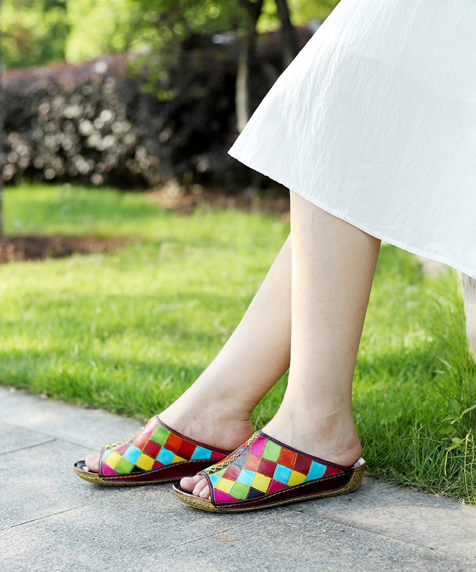 Color Block Sandals