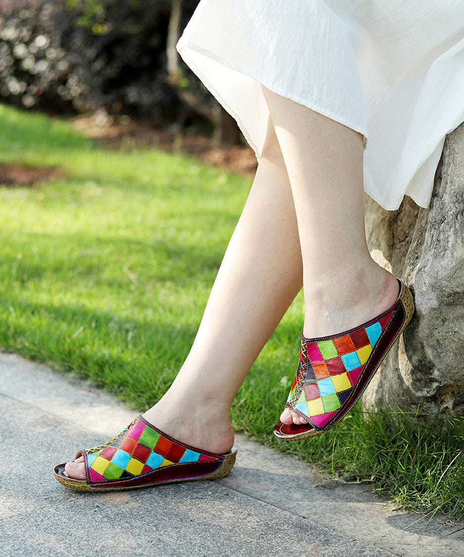 Color Block Sandals