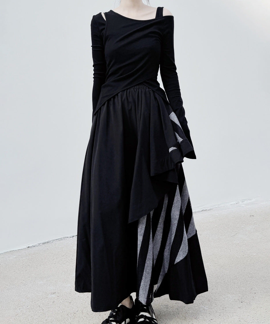 Glyph Cascade Skirt