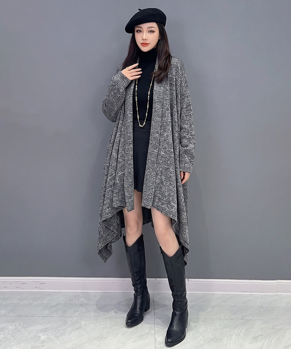 Marl Drape Cardigan