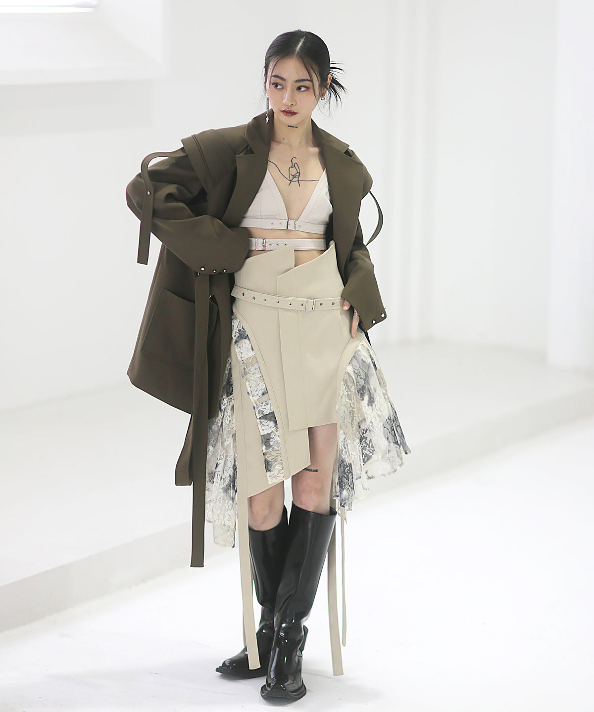 Layered Tie Skirt
