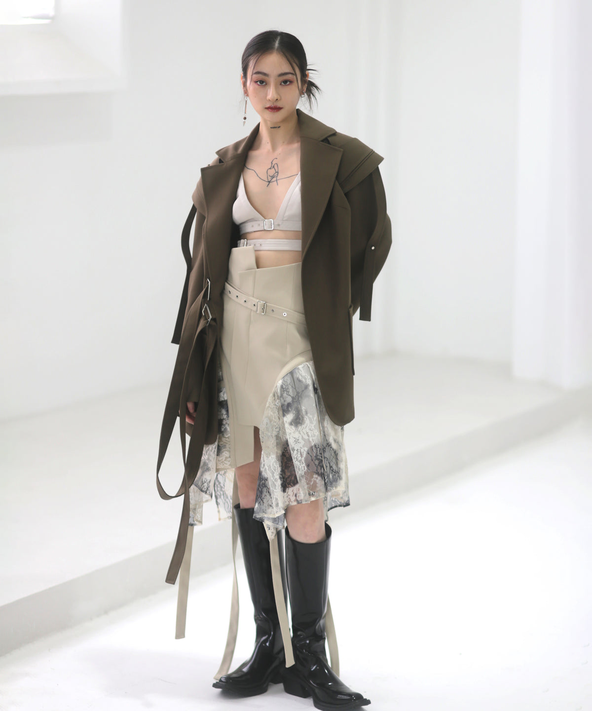 Layered Tie Skirt