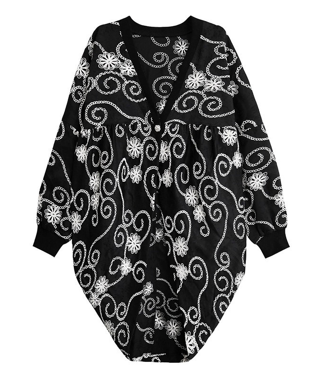 Flower Embroidery Cardigan