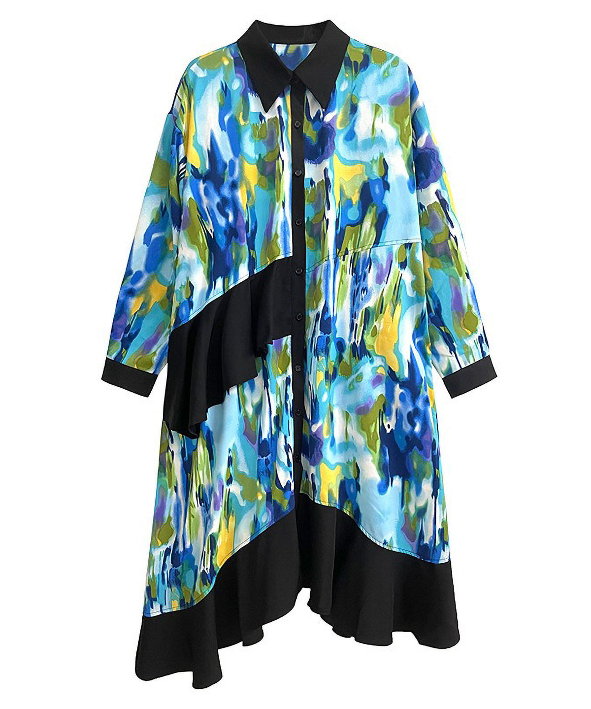 Marble Print Dress
