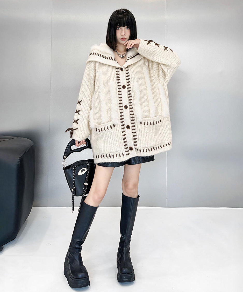 TA-1616 Cordrim Sailor Cardigan 正面