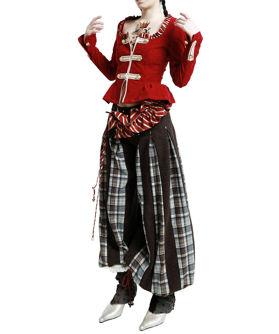 Scarlet Braid Jacket — Red — 2