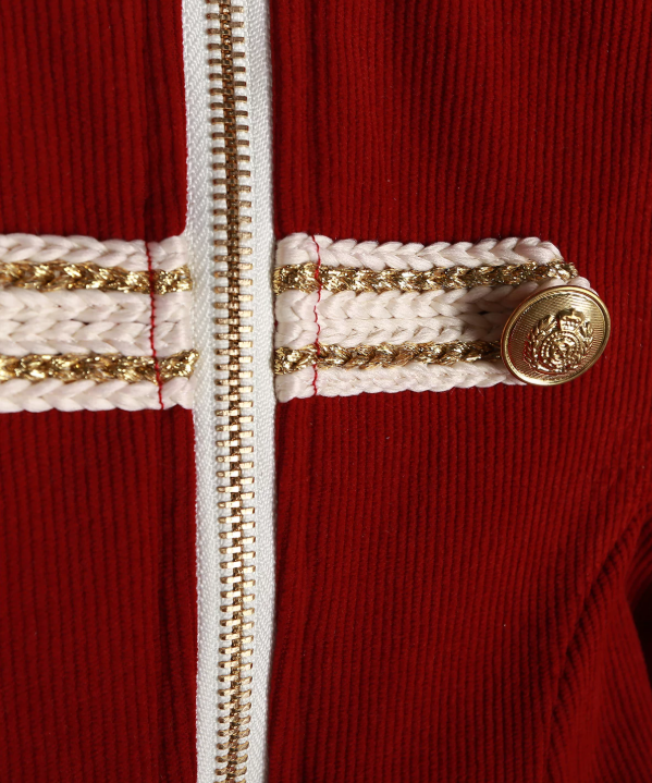 Scarlet Braid Jacket — Red — 16