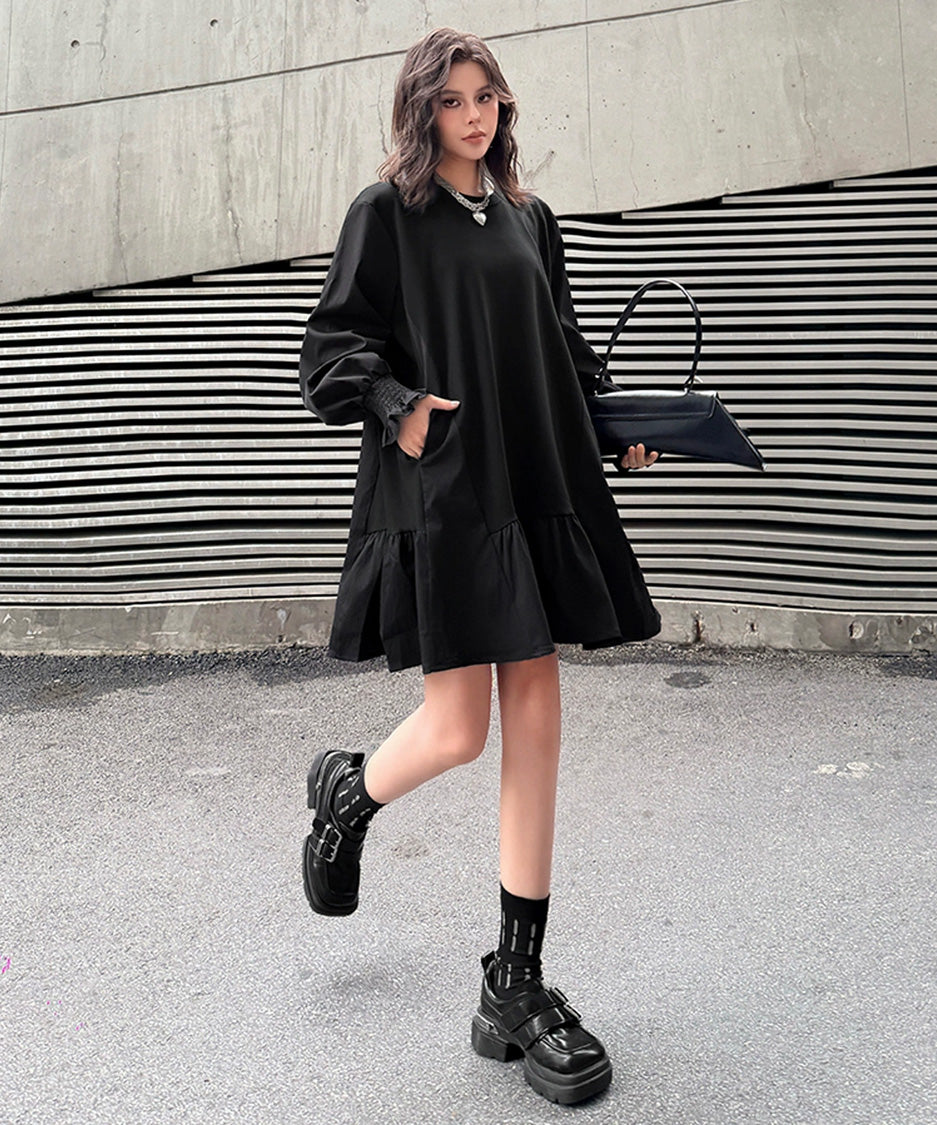 Volume Flare Dress