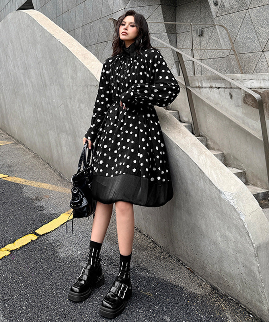 Dot Veil Dress