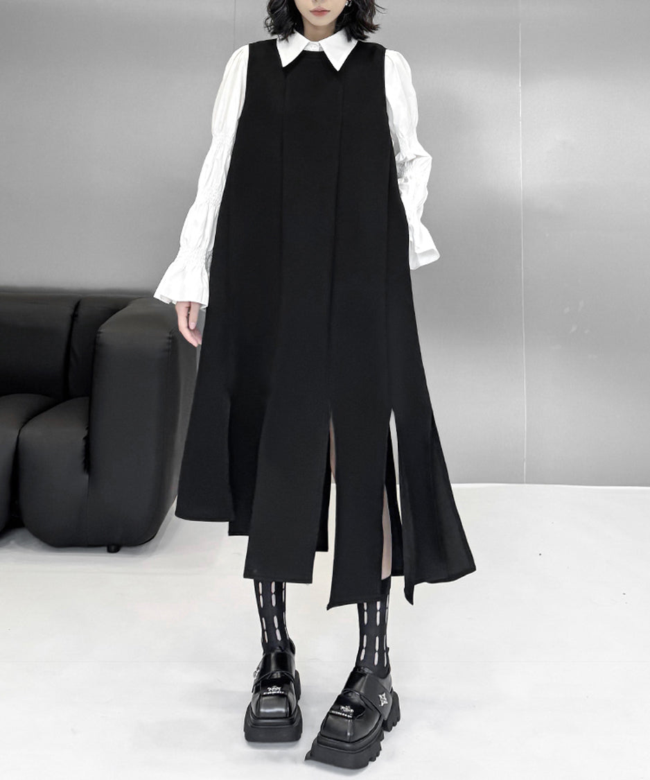 Asymmetrical Slit Dress