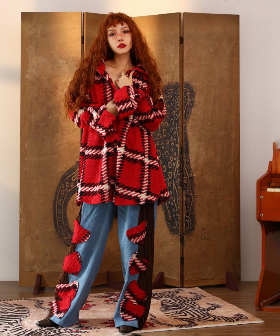 Antique Plaid Blouse