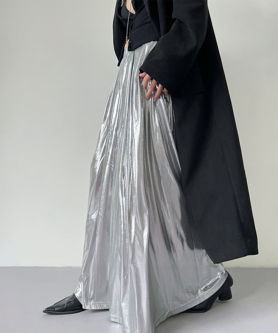 Shiny Flare Skirt