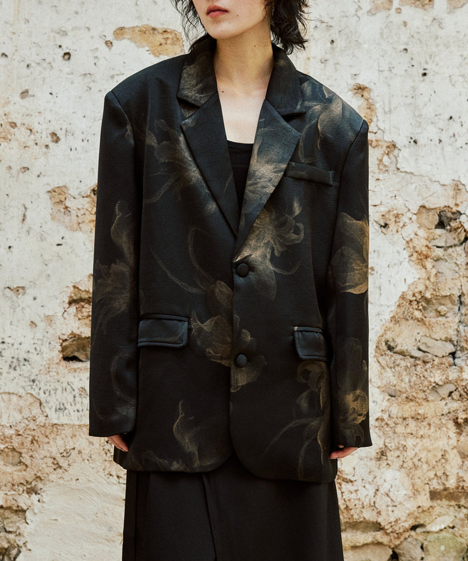 Printed Shiny Jacket