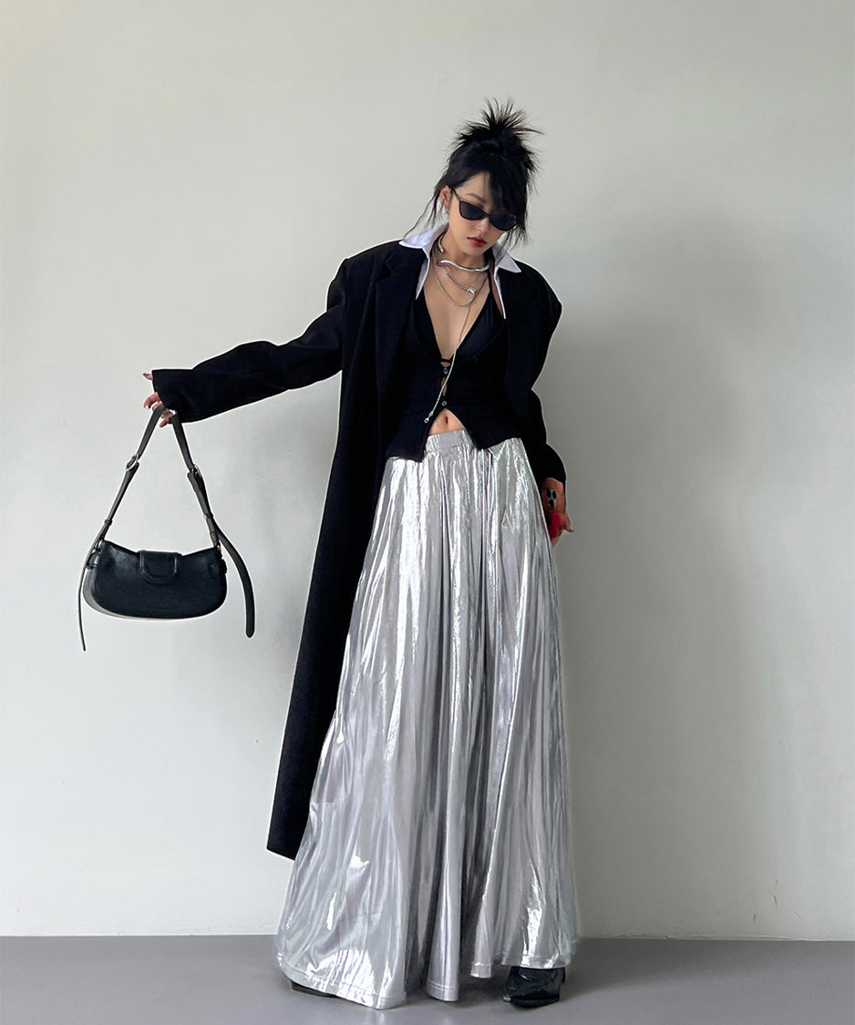 Shiny Flare Skirt
