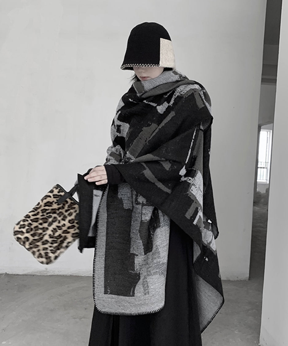 Geometric Knit Stole