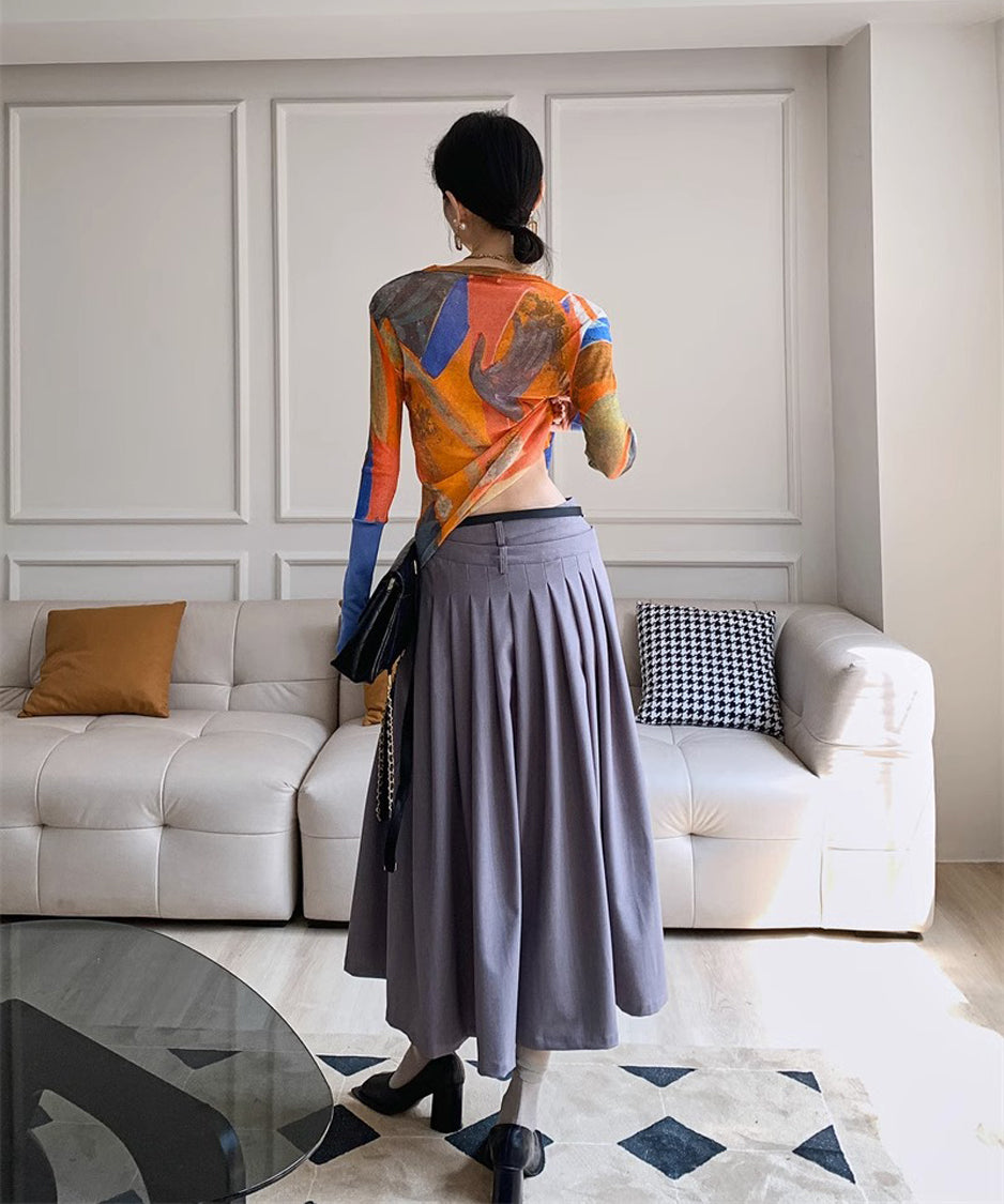 Graffiti Print Top