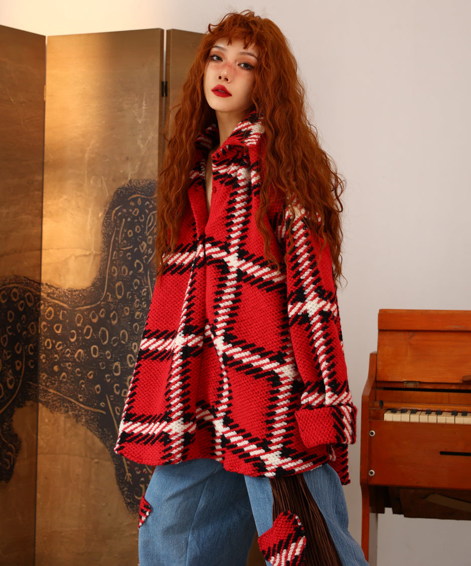 Antique Plaid Blouse