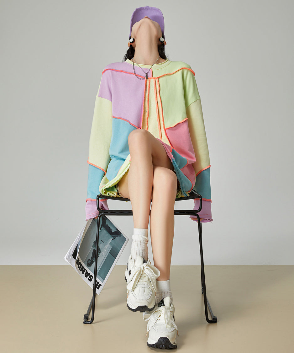 Color Patchwork Top