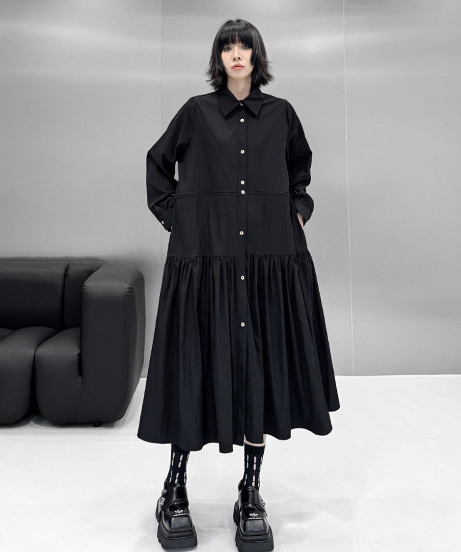 Gathered Switching Dress