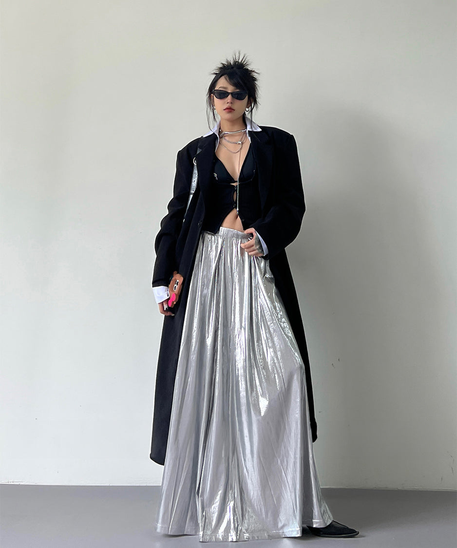 Shiny Flare Skirt