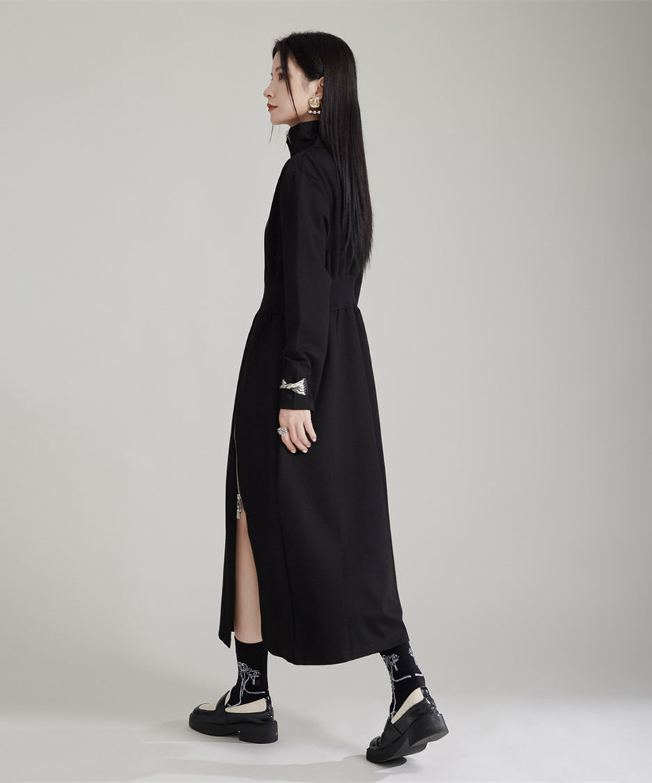 Double Zip Slit Dress