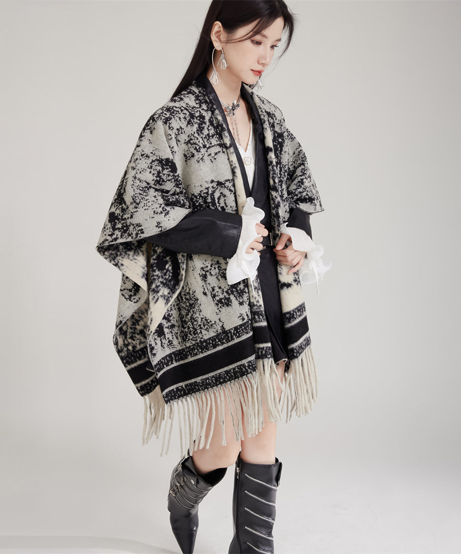 Ink Jacquard Stole