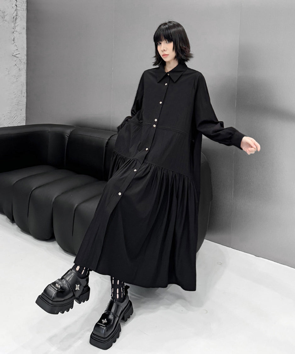 Gathered Switching Dress