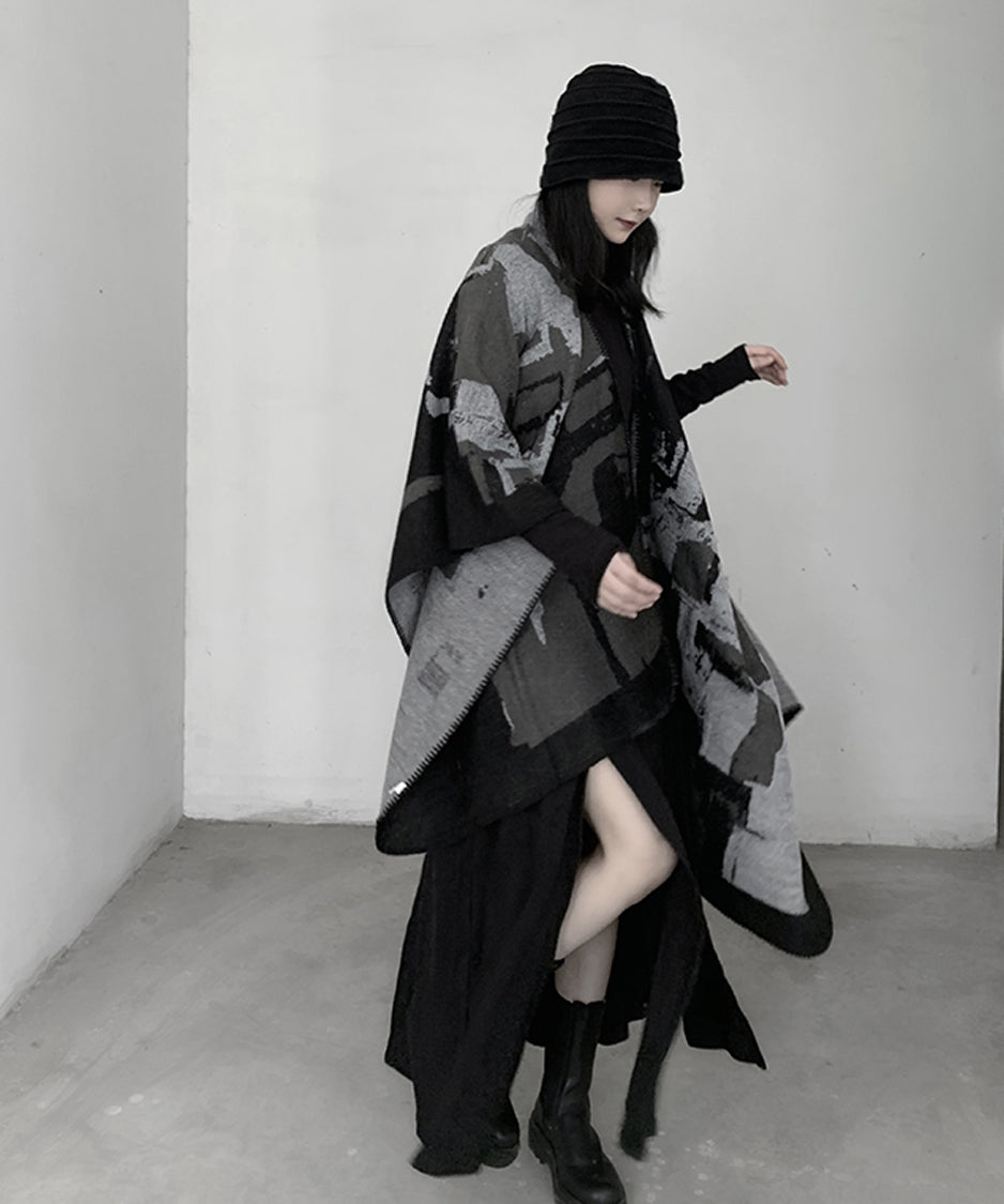 Geometric Knit Stole