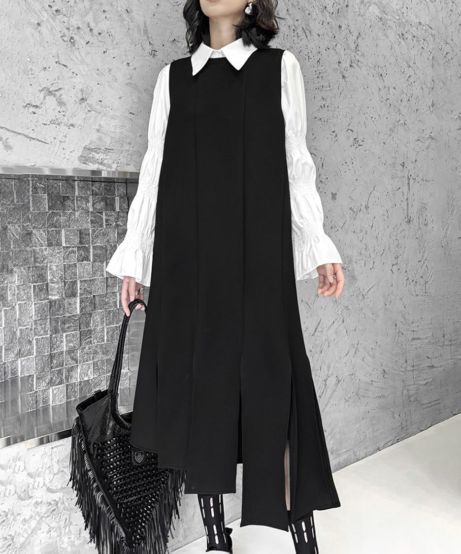 Asymmetrical Slit Dress