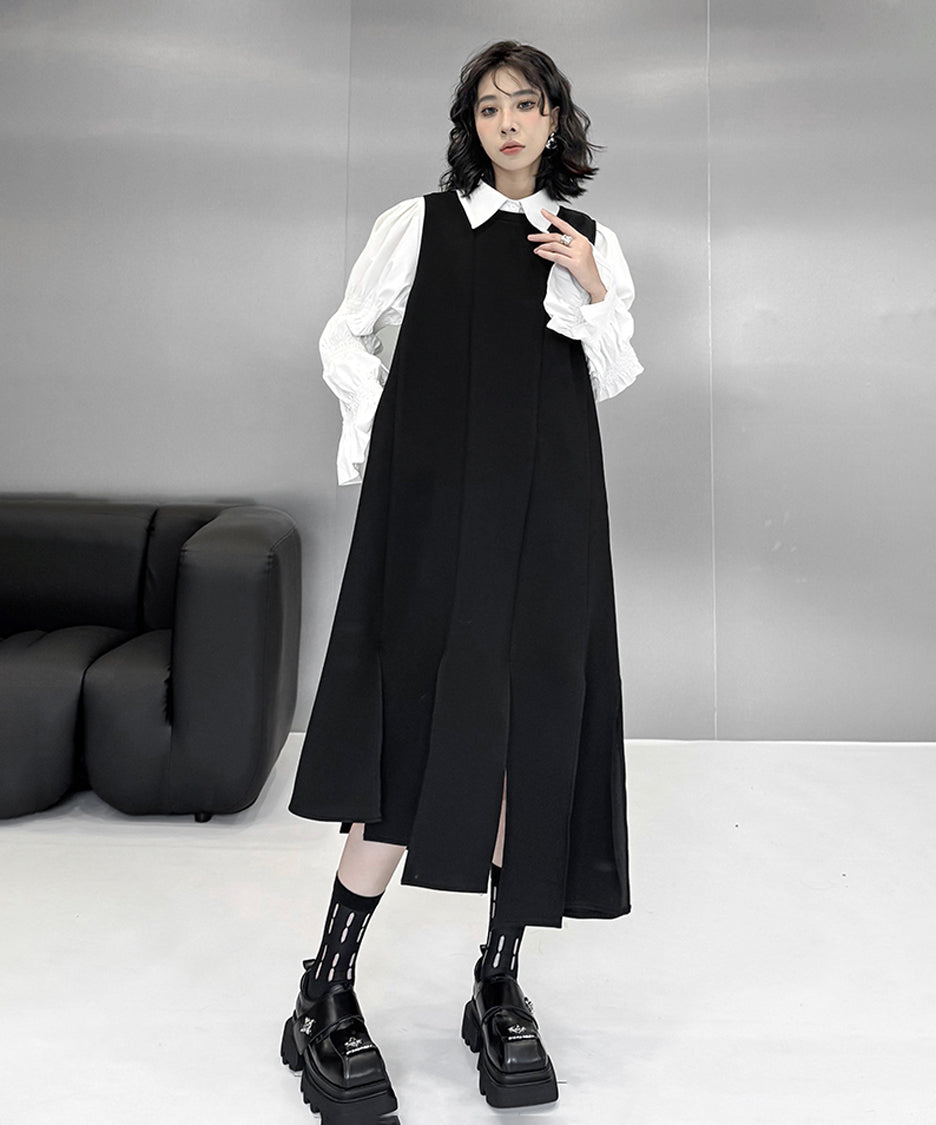 Asymmetrical Slit Dress