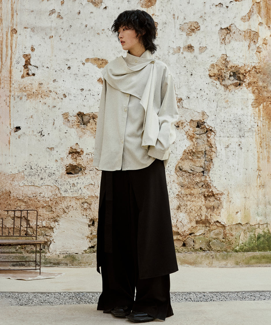 Wrap Skirt &amp; Wide Pants