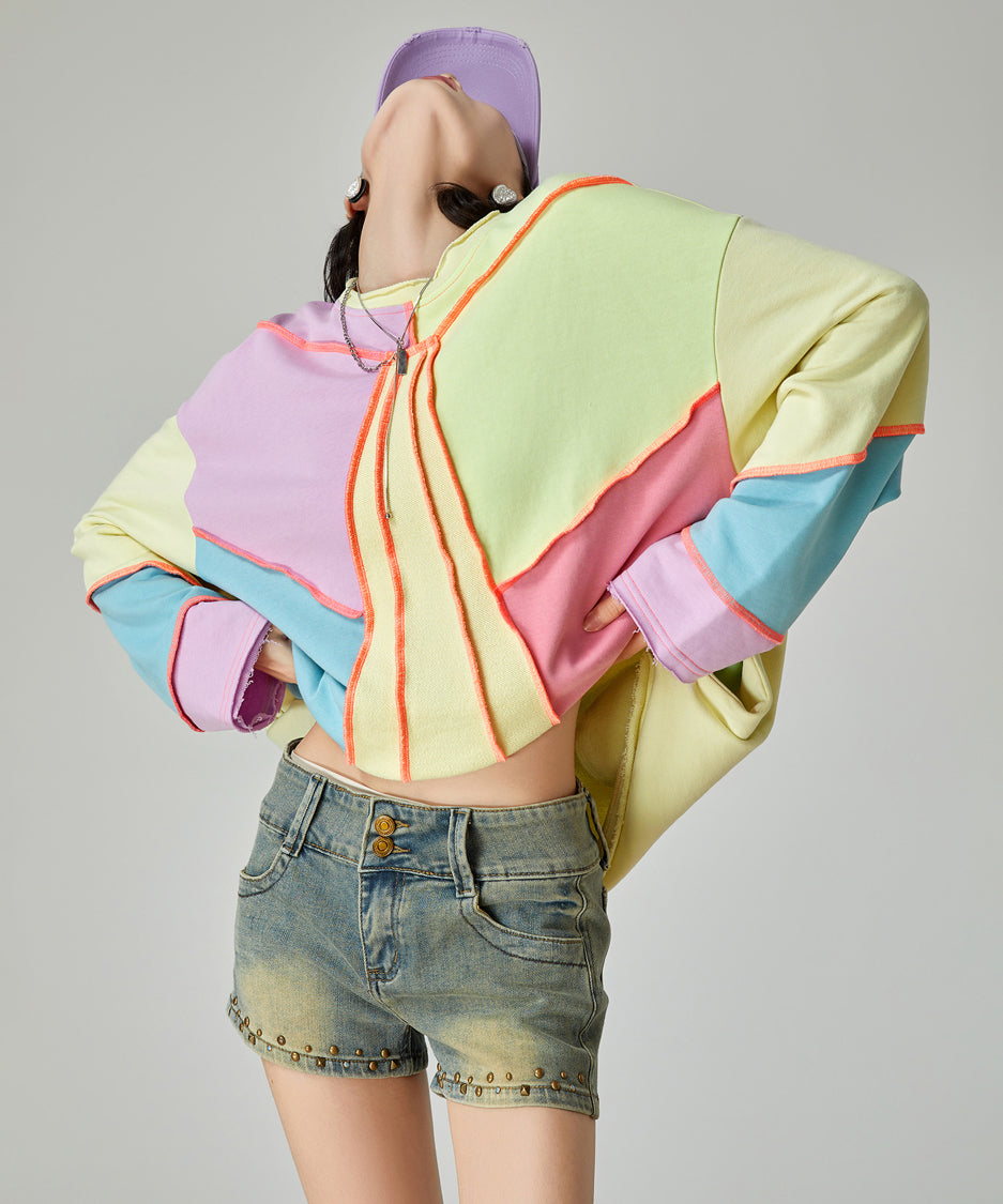 Color Patchwork Top