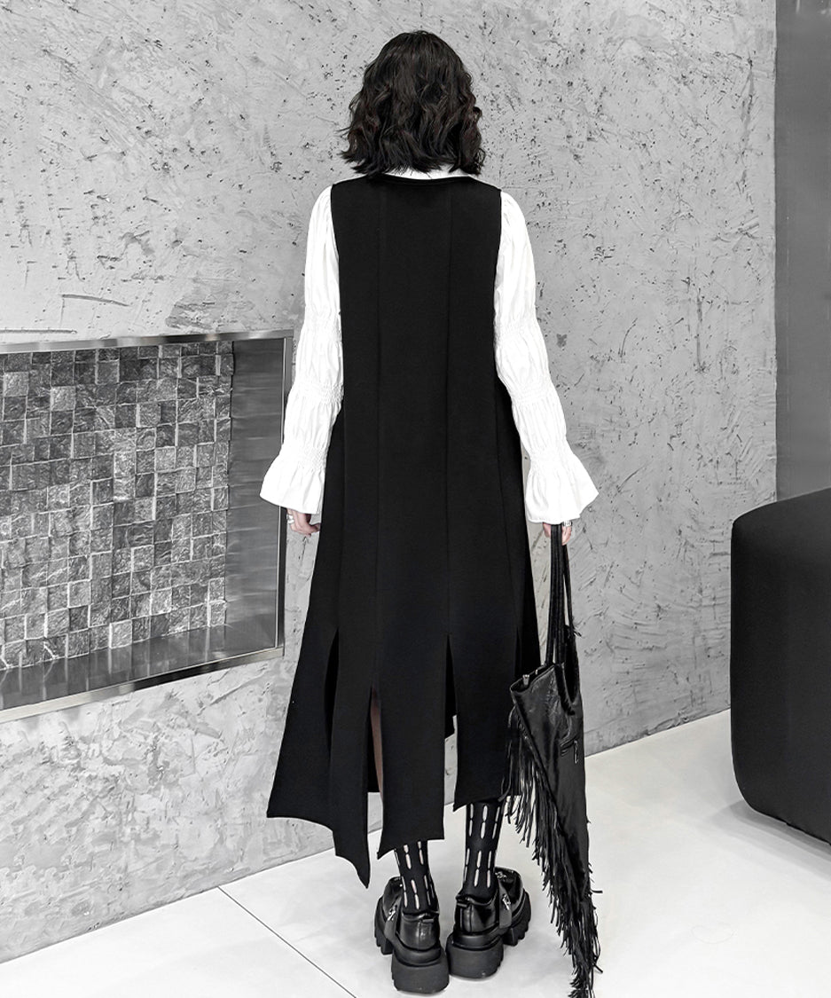 Asymmetrical Slit Dress